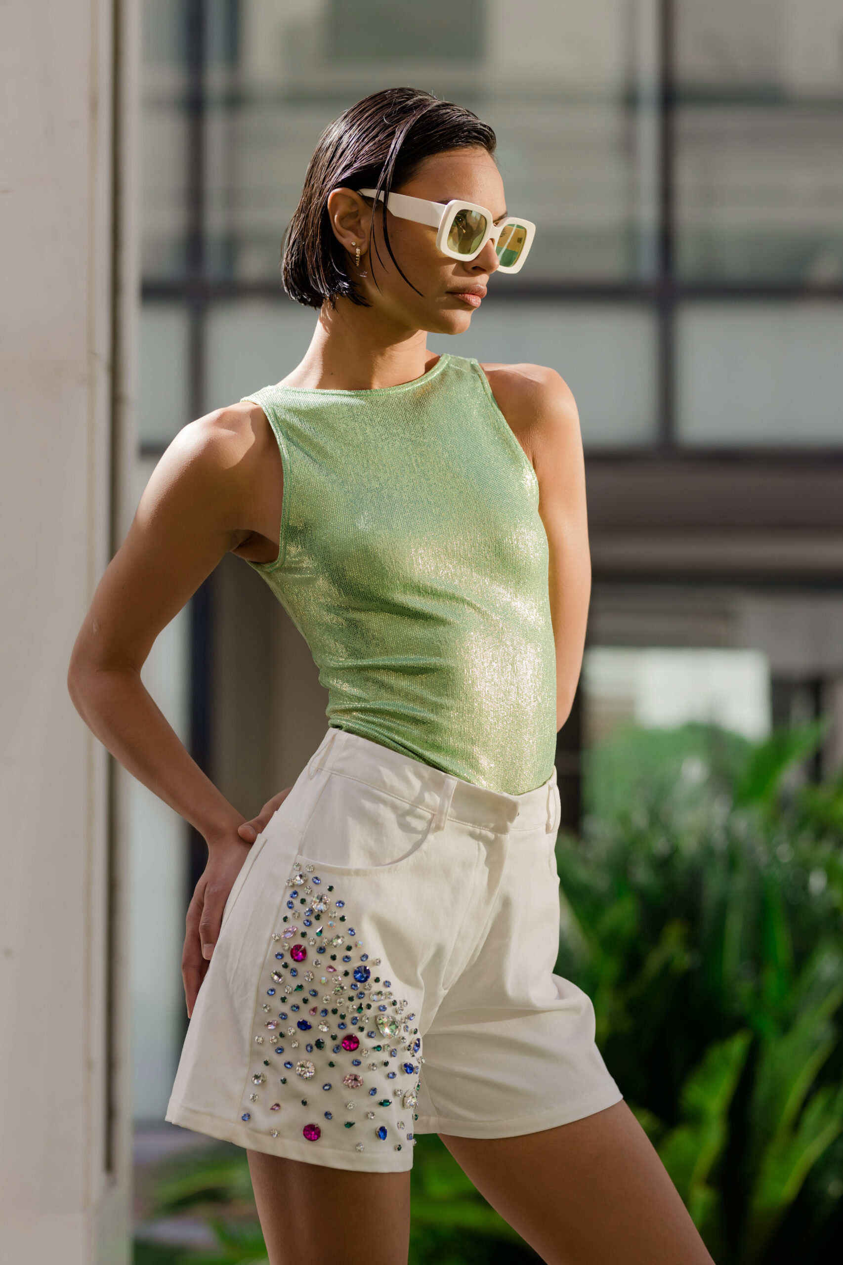 Handmade Stone Shorts