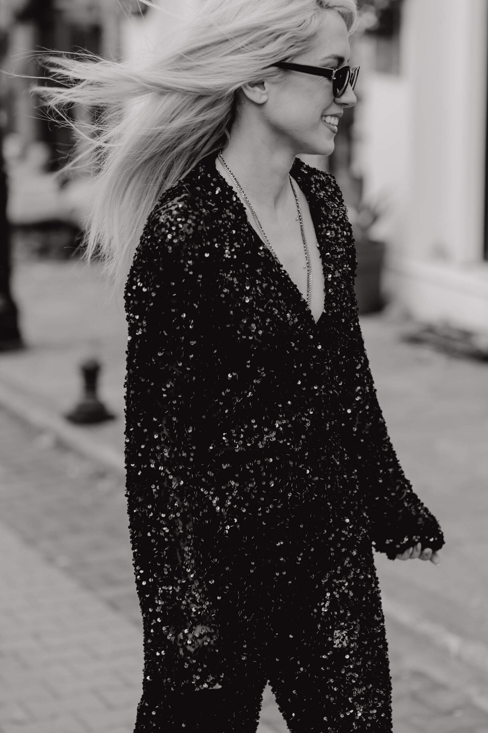 Black Luna Sequins Set - Image 6