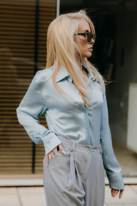 Lumiere Ciel Silky Shirt