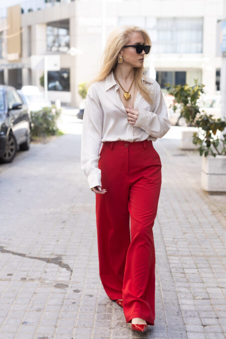 Red Kalisa Pants