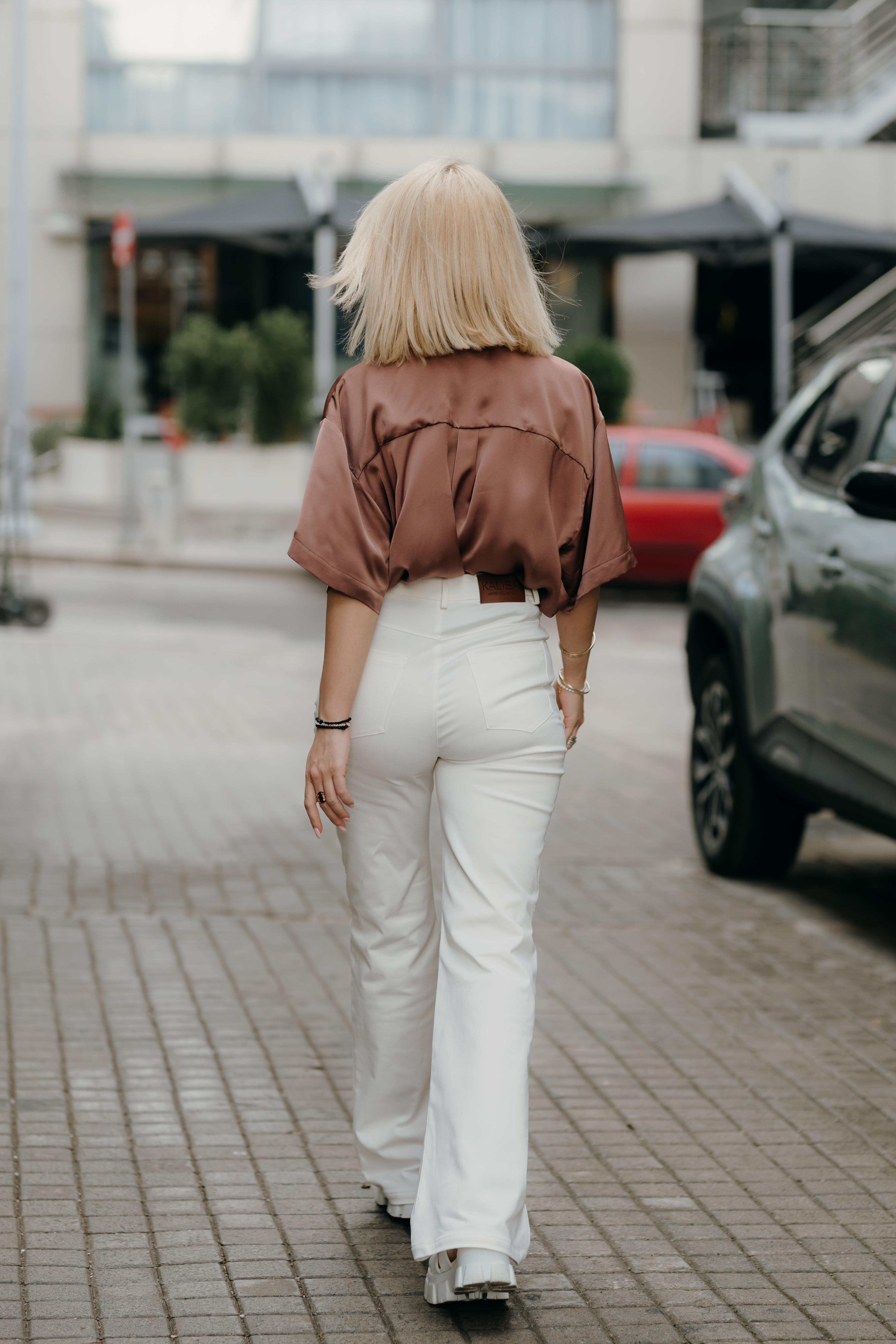 Mocha Silky Touch Shirt - Image 3