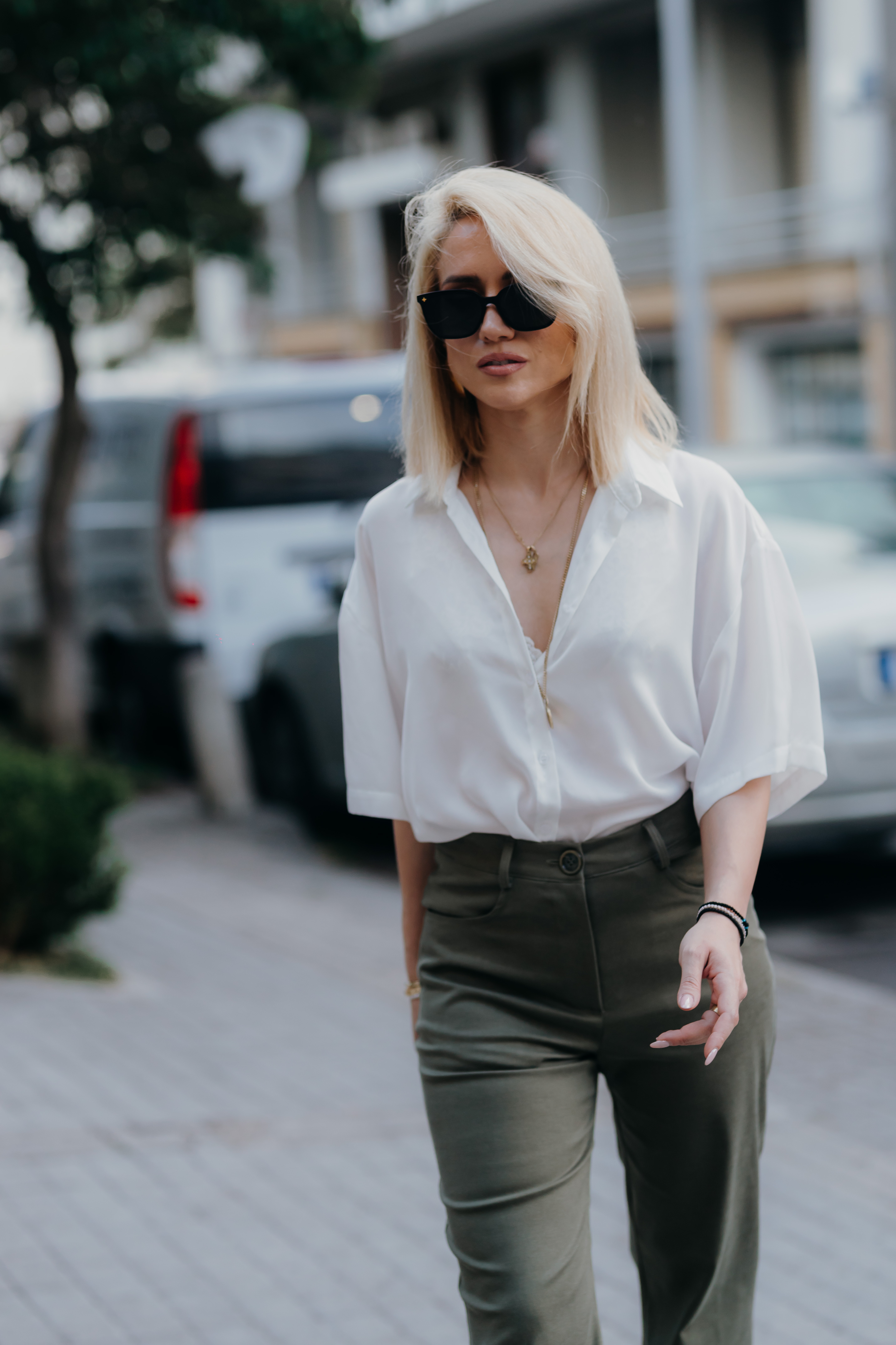 White Silky Touch Shirt - Image 3