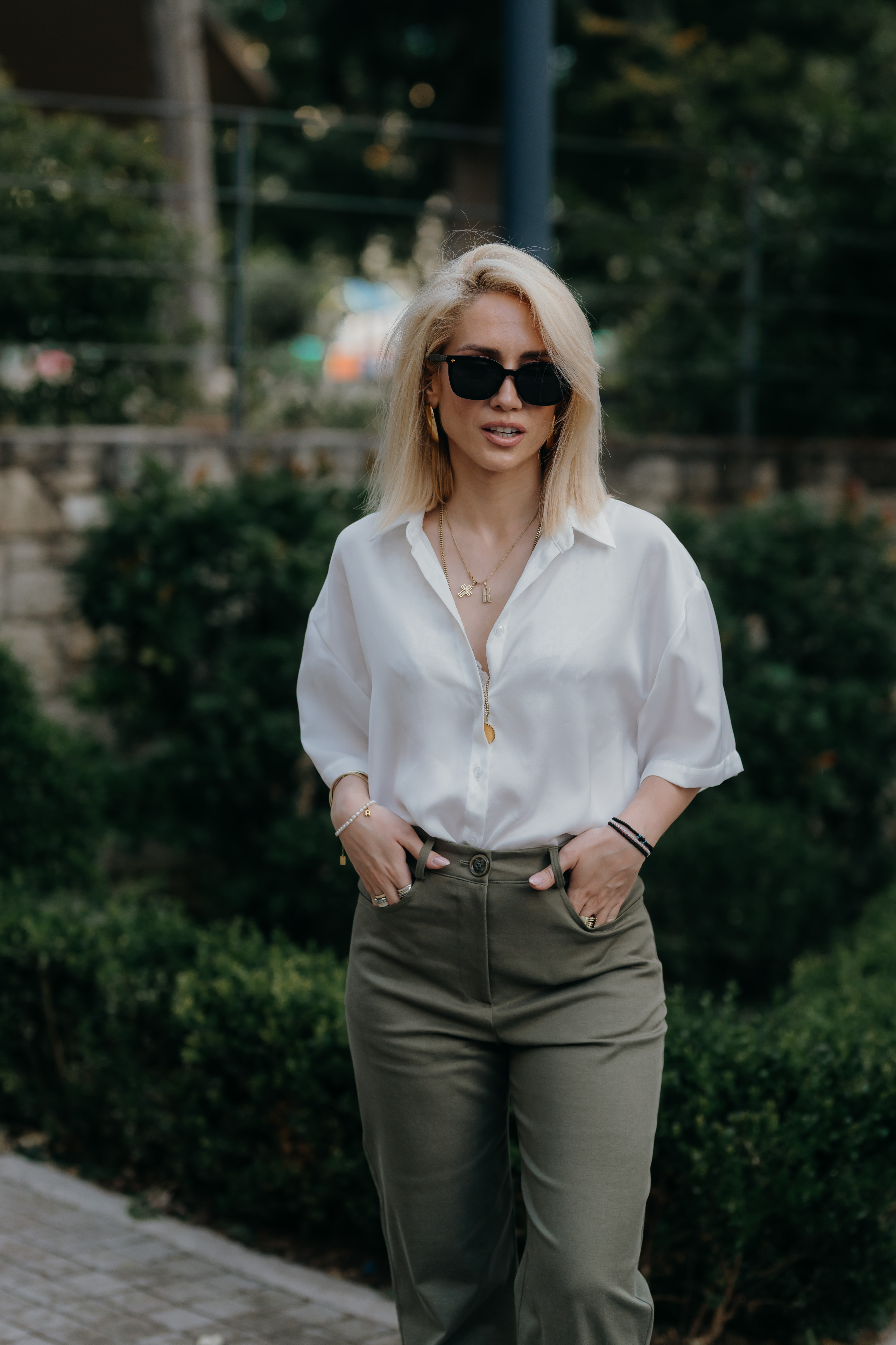 White Silky Touch Shirt - Image 4