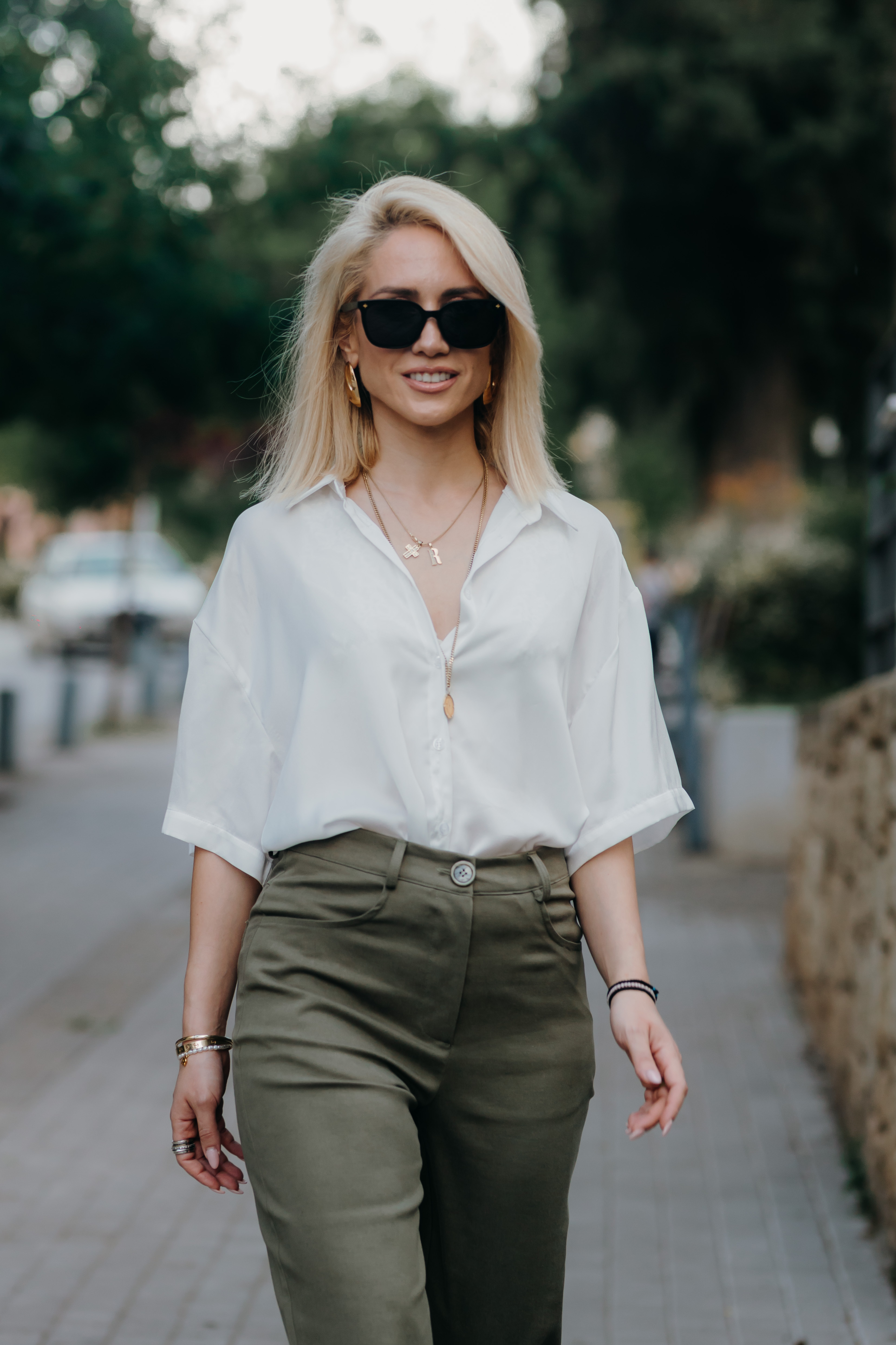 White Silky Touch Shirt - Image 2