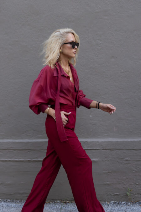 Berry Set - Rayon Shirt & Lyocell Pants