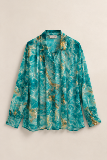 Kalisa Aqua Shirt Onesize