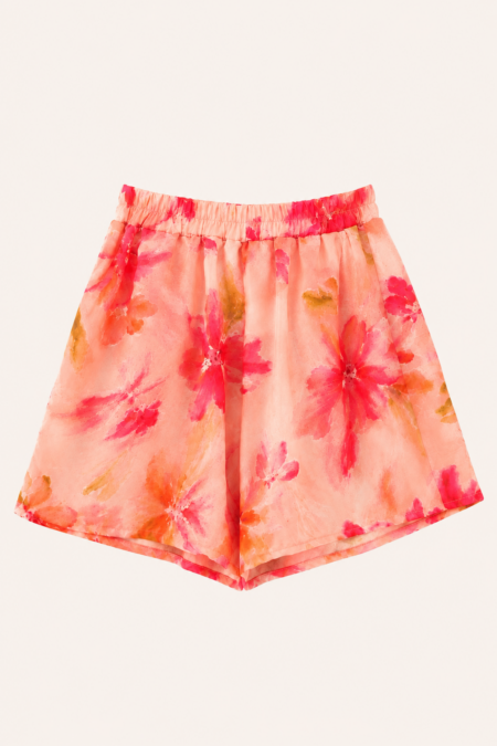 Kalisa Peachy Flower Shorts