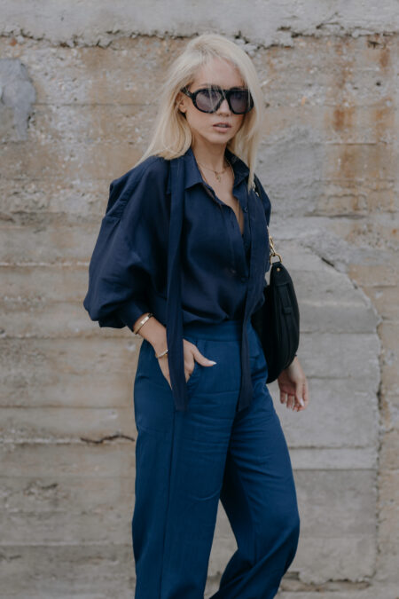 Blue Set- Rayon Shirt & Lyocell Pants